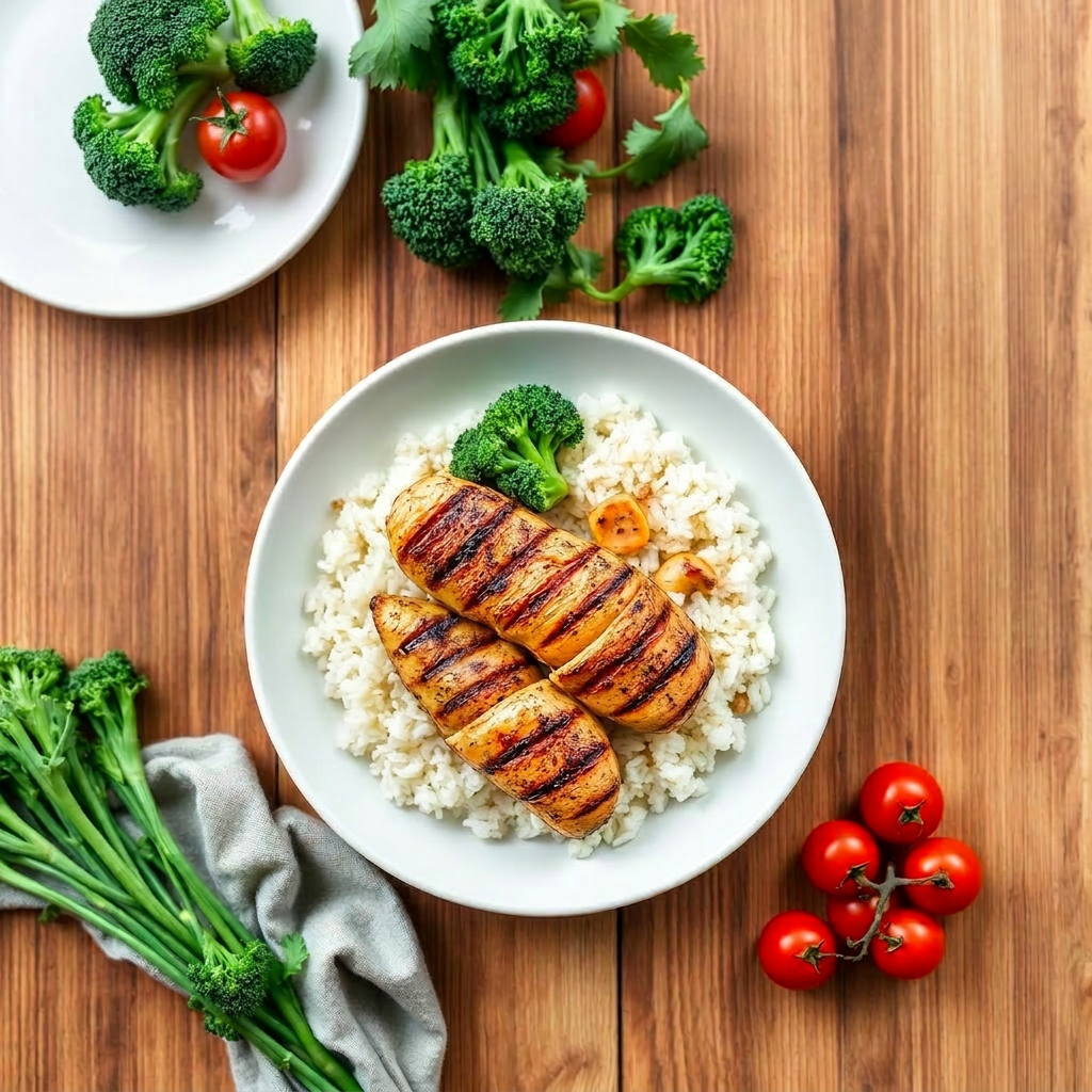 Healthy meal tracked by Macrobite